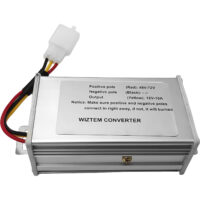 Jännitteenalennin / konvertteri 48 - 72V / 12V, 10A