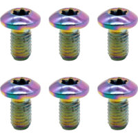 Jarrulevyn kiinnitysruuvit 6 kpl - Oil slick