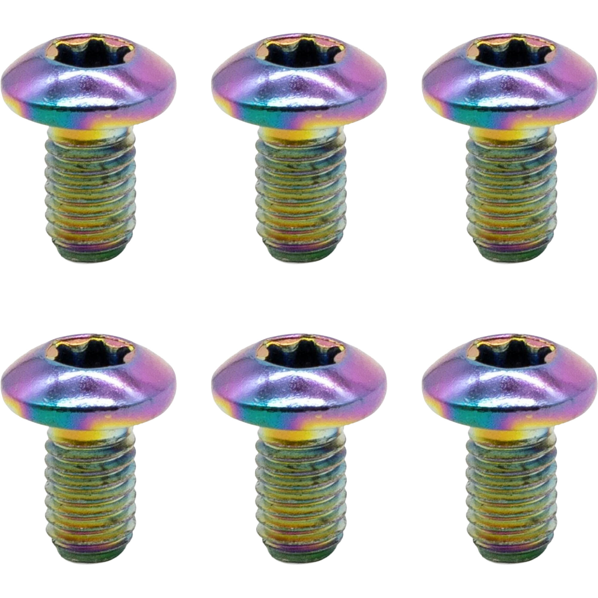 Jarrulevyn kiinnitysruuvit 6 kpl - Oil slick