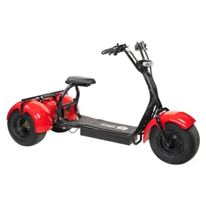Kontio Kruiser Trike Red 1,2kWh akulla