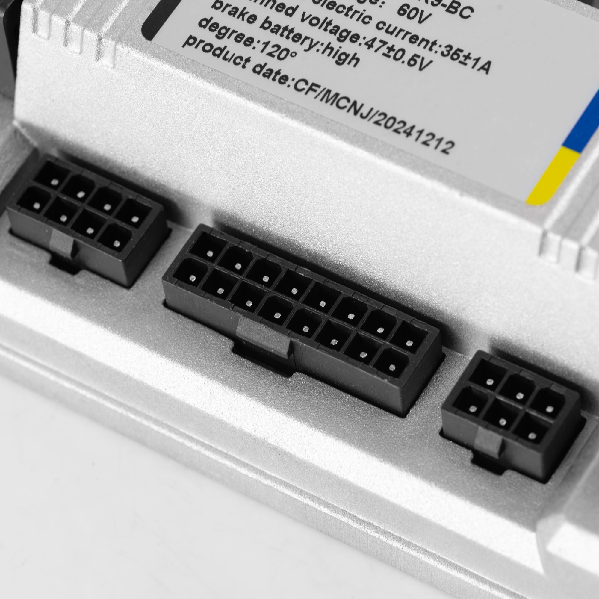 Kontrolleri 60V 35A - Sähköskootteri, EGO Evolution, EVO2 yms. kontrollerin liittimet