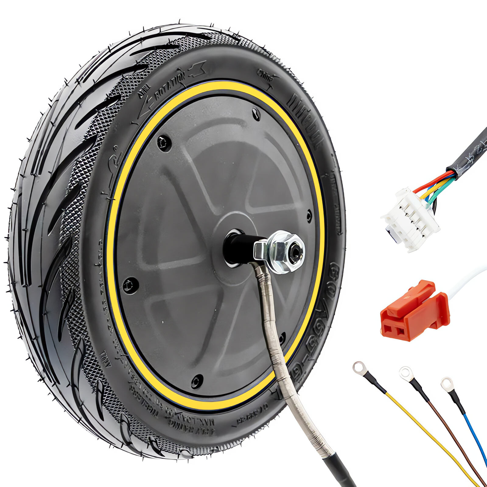Ninebot MAX G2 moottori renkaalla liittimet