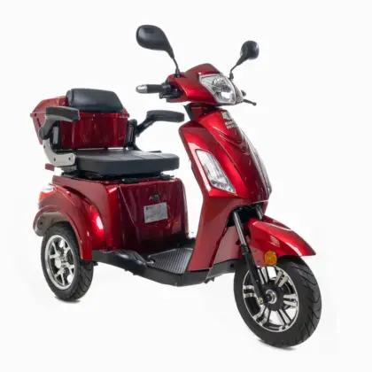 Kontio Silverfox 2.0, Metallic Red 2.4kWh litium akku ja 5A laturi