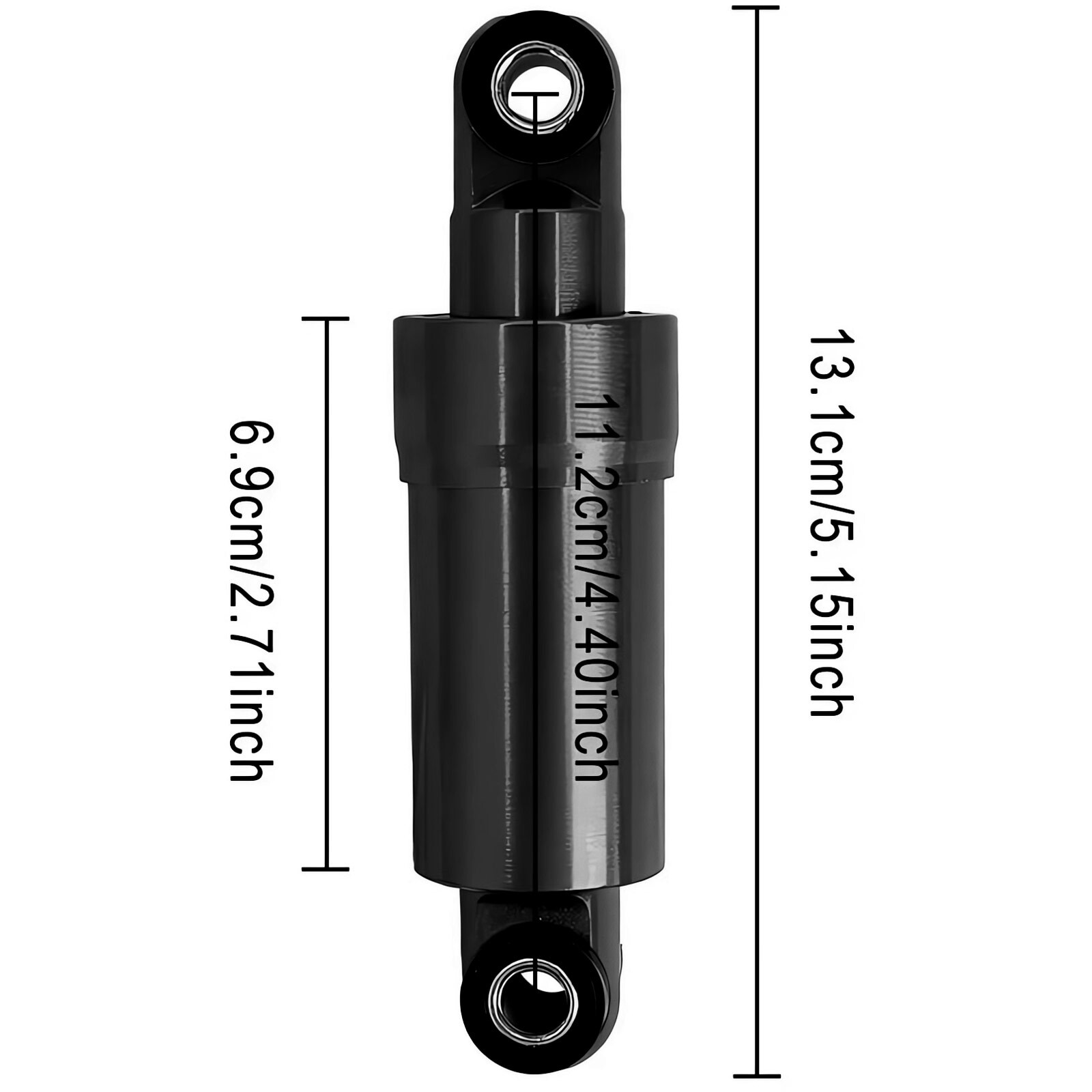 Takajouset 112mm musta - Kugoo M4 Max mitat
