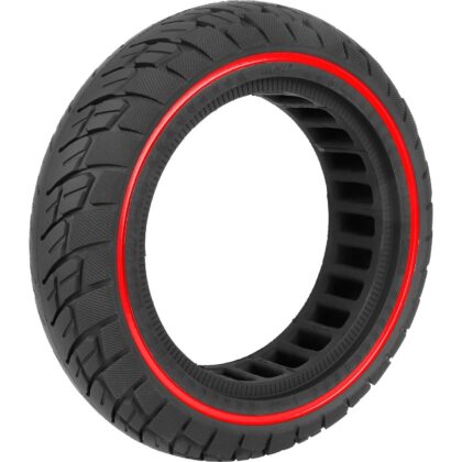 Täyskumirengas 10×2,5″ (60/70-6.5) punainen – Niu Kqi 2 yms.