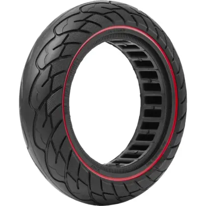 Täyskumirengas 10×2,5″ (65-165) Street punainen – Ninebot MAX yms.