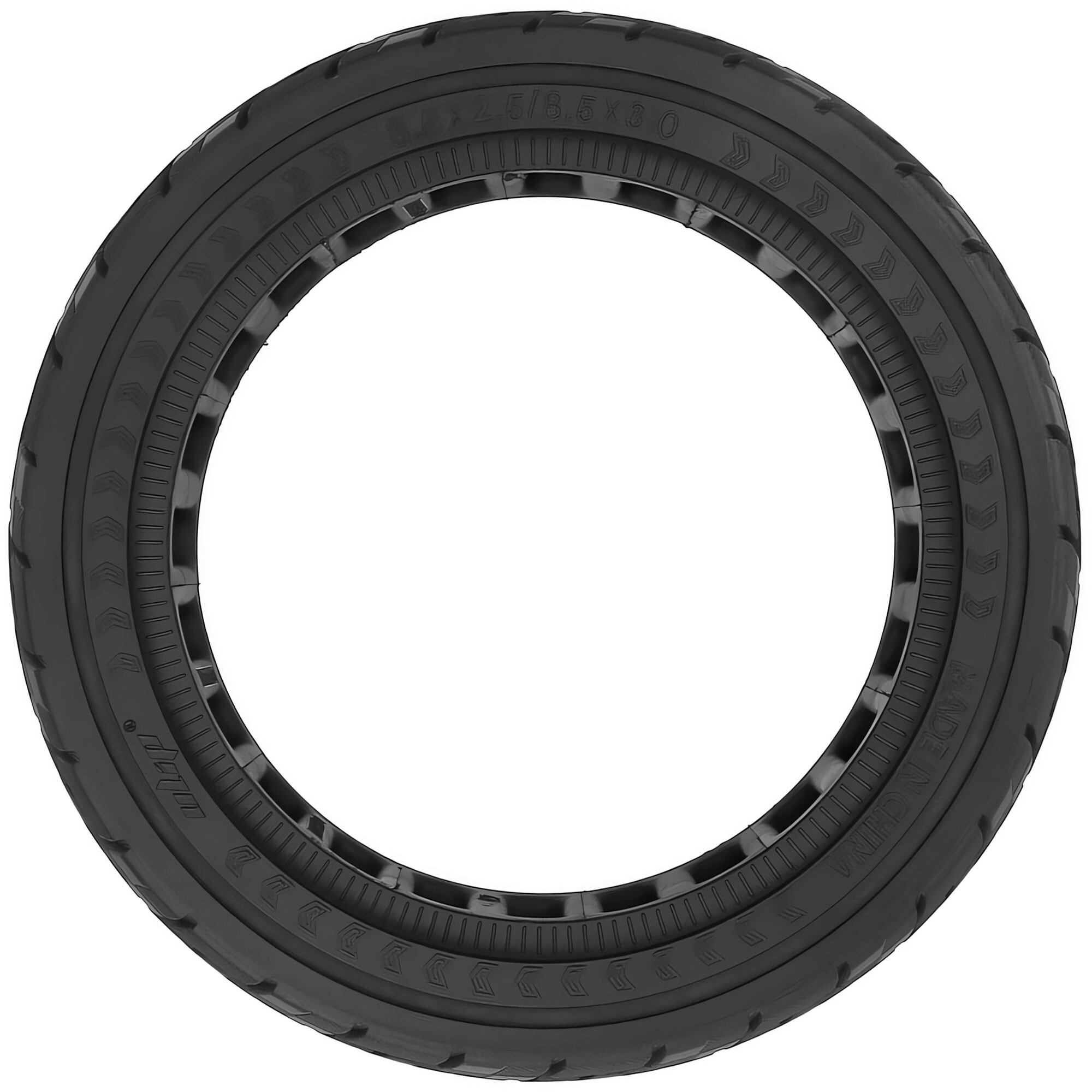 Täyskumirengas 8,5×2,5" (8.5x2.5-6.1) - Speedway Leger / Dualtron Mini sivulta