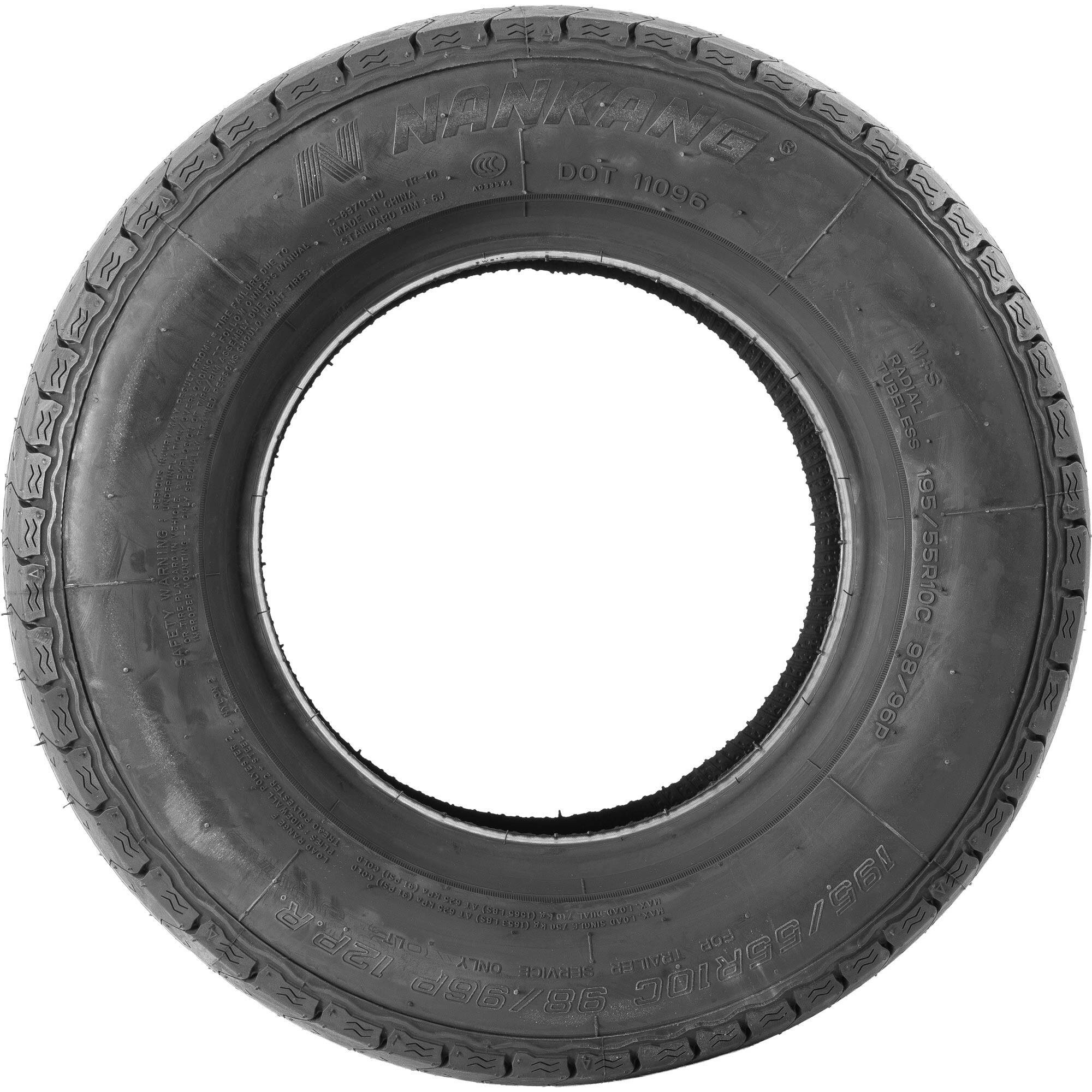 Ulkorengas 195/55-10 Heavy duty - E-Go, Scogo yms. sivulta