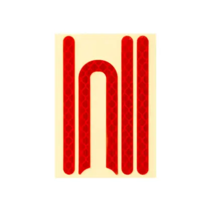 Xiaomi heijastintarrasarja punainen